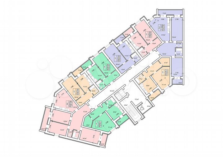 1-к. квартира, 40,3 м², 2/10 эт.