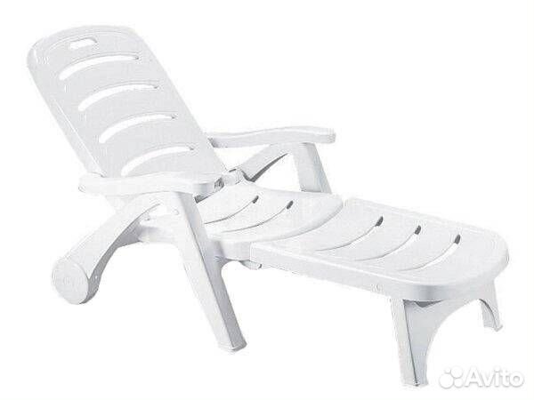 Шезлонг пластиковый Stella Di Mare Folding