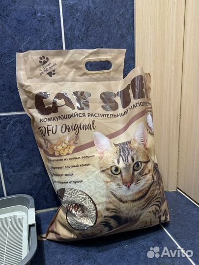 Наполнитель cat step соевый