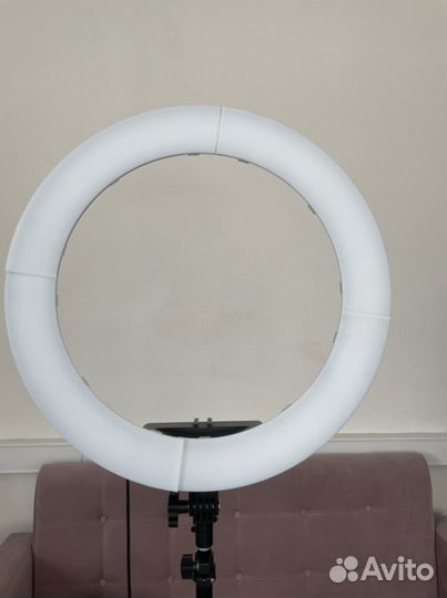 Кольцевая светодиодная лампа 45 см со штативом