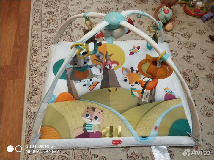 Развивающий коврик tiny love 4шт