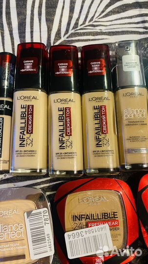 Лореаль тональный, пудра L’Oréal infallible