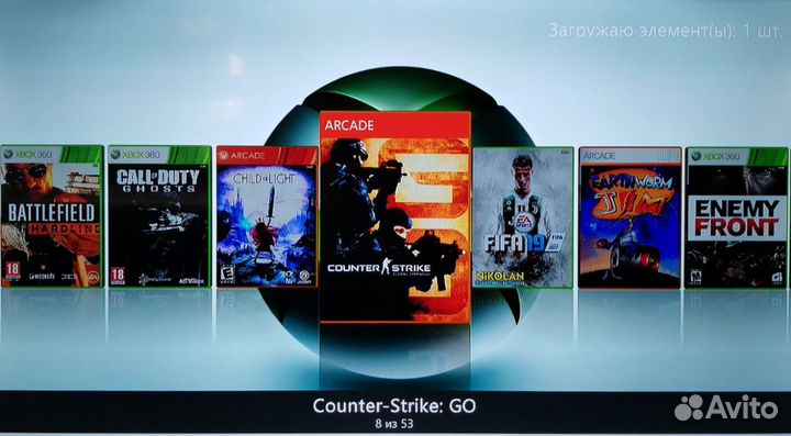 Xbox 360 slim freeboot + много игр