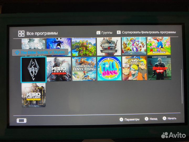 Nintendo switch lite с играми