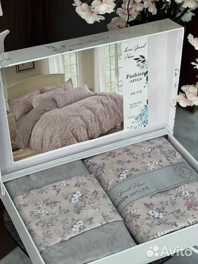 Белье постельное сатин евро