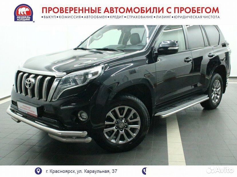 Toyota Land Cruiser Prado 2.8 AT, 2017, 244 015 км