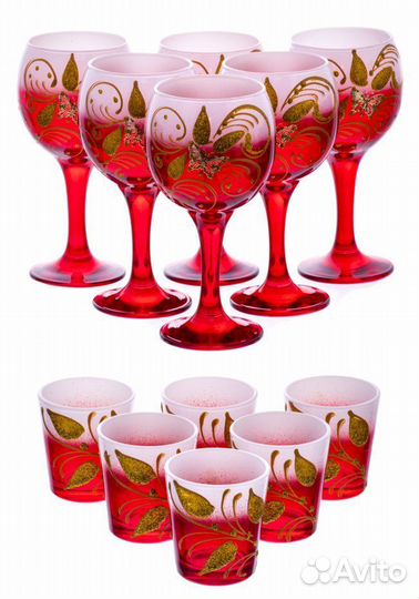 Рюмки цветное стекло СССР