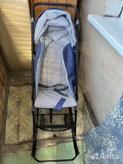 Детские санки коляска