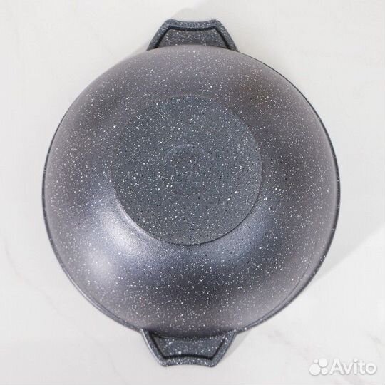 Казан «Гранит», 4 л, стеклянная крышка, литые ручк