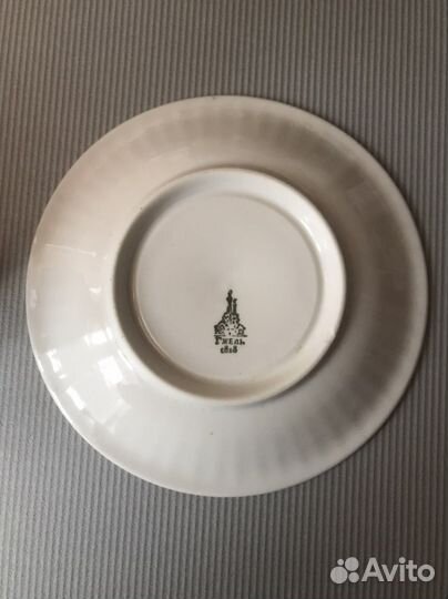 Чайная пара фарфор гжель