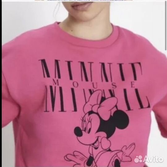 Zara Свитшот Disney розовый S