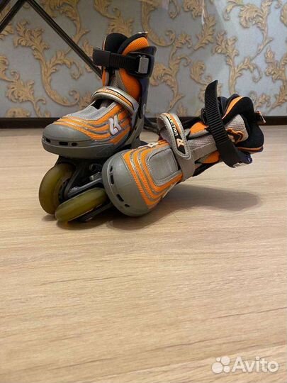 Роликовые коньки детские раздвижные