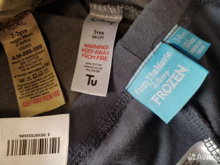 Пакет фирменной одежды для девочки 92-98 см Zara