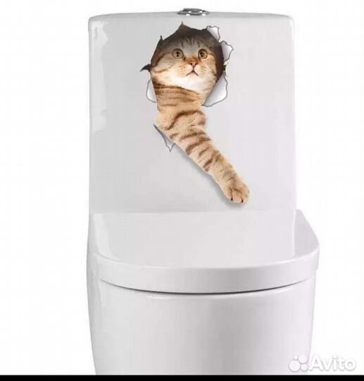 Наклейка на унитаз