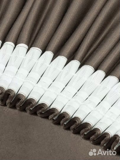 Шторы бархатные шоколадные 300 x 270 2 шт