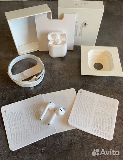 Беспроводные наушники apple airpods 2