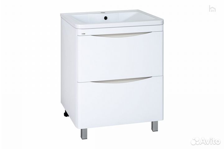 Тумба для ванной с раковиной напольная Атлантик