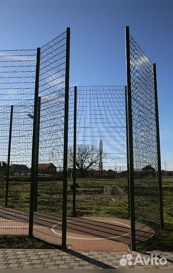 Сетка для забора 3d