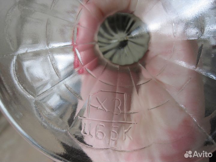 Ваза для фруктов стекло СССР 2 шт - комплектом