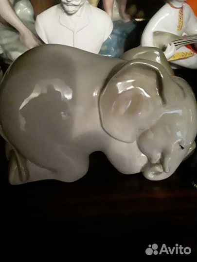Слон,панда,лфз,фарфор
