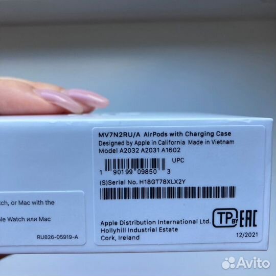 Наушники apple airpods 2