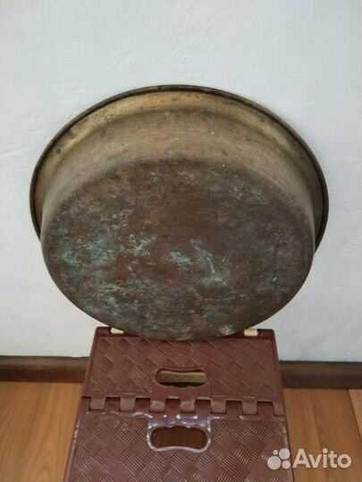 Латунный таз