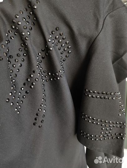 Новый топ со стразами Fun&Fun оригинал плотный