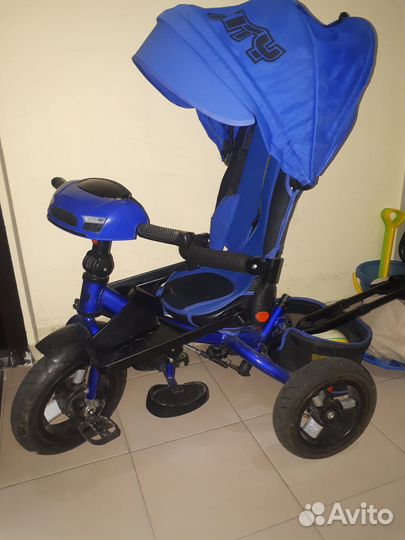 Детский трехколесный велосипед на запчасти
