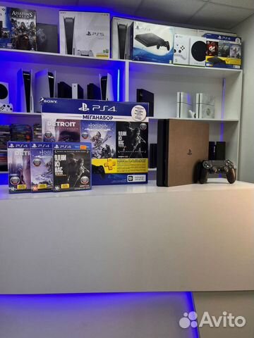 PS4 Слим + Игры. Рассрочка. Гарантия