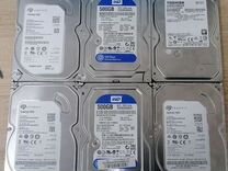 Жёсткие диски HDD (Б/У) 500Gb 3,5 SATA розница/опт