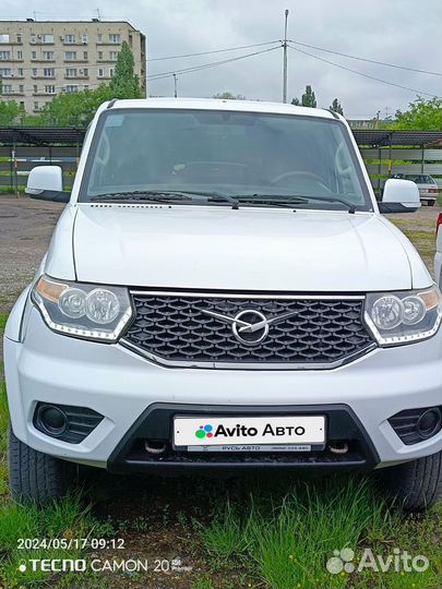 УАЗ Patriot 2.7 МТ, 2019, 105 836 км