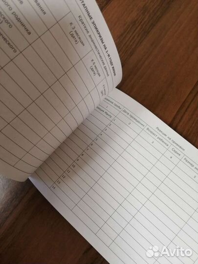 Медицинская карта детская