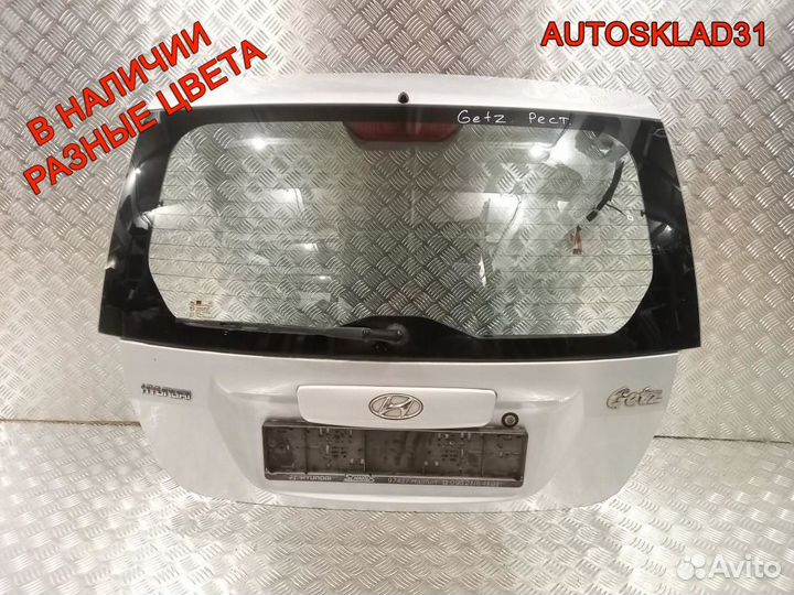 Дверь багажника в сборе Hyundai Getz 737001C260