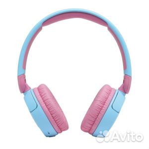 Беспроводные наушники JBL JR310BT, голубой/розовый