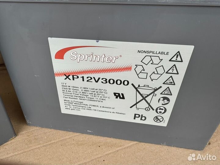 Agm гелевый Sprinter 92ah аккумулятор