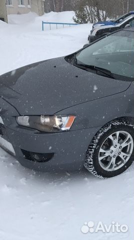 Передний бампер lancer 10