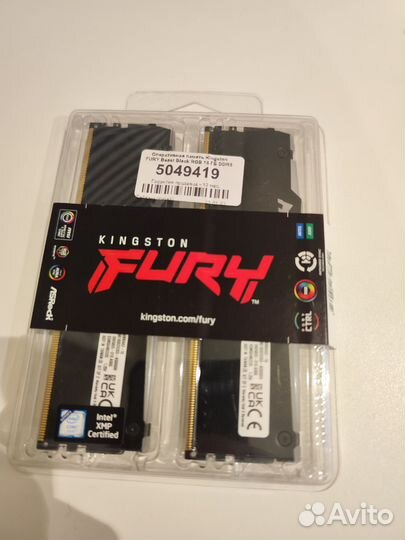 Kingston fury beast black ddr 5