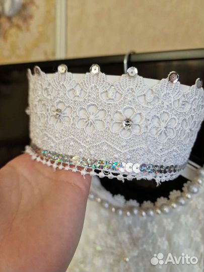 Костюм Зимушка, метелица, снежинка, р.116/122/128