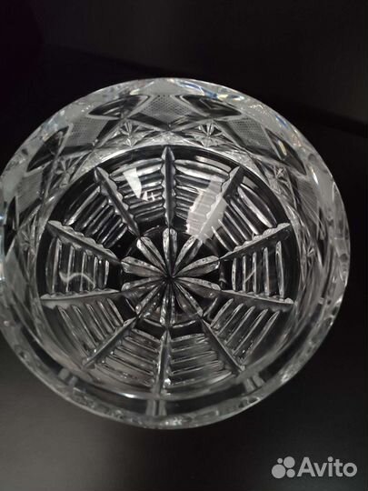 Хрусталь СССР красивый салатник