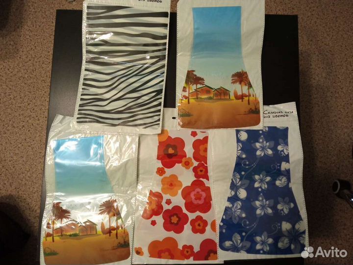 Ваза для цветов складная пластиковая Набор 5 штук