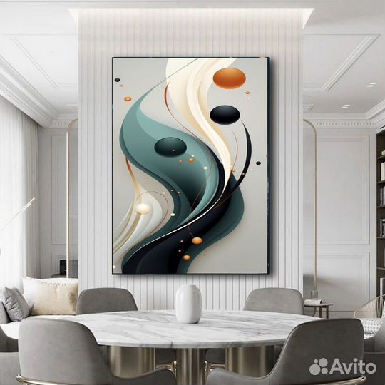 Интерьерная картина маслом абстракция Гармония