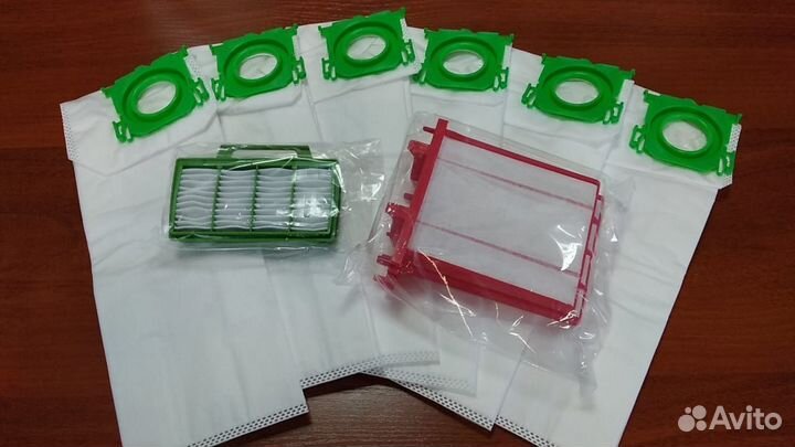 Мешки для пылесоса Bork V7D1 - 6 штук + 2 фильтра