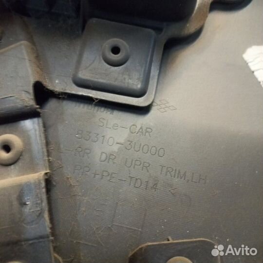 Обшивка двери задняя левая Kia Sportage 3