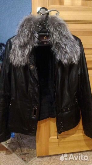 Куртка кожаная женская