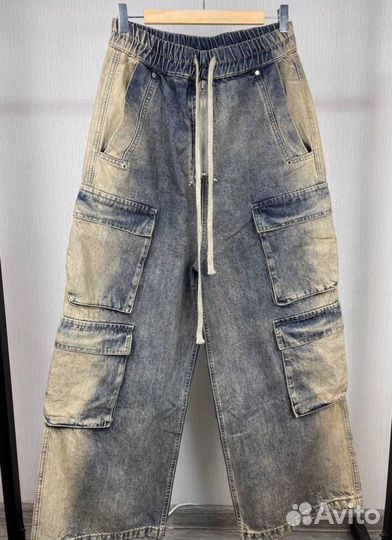Rick owens джинсы карго