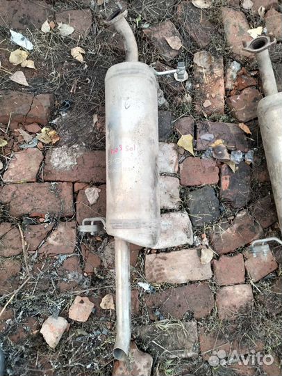 Глушитель Hyundai Solaris 1 Kia Rio 3 седан