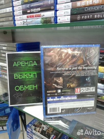 Resident Evil 4 Remake диск PS4