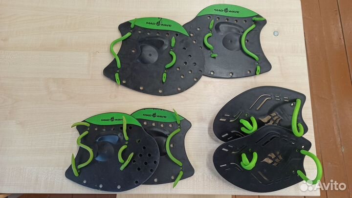 Лопатки для плавания mad wave и ласты