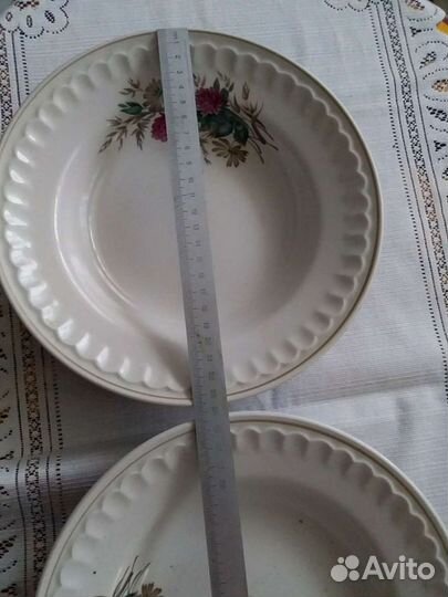 Большие тарелки парами