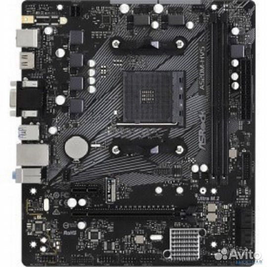 Asrock A520M-HVS Soc-AM4 AMD A520 2xDDR4 mATX AC97 8ch(7.1) gblan raid+VGA+hdmi